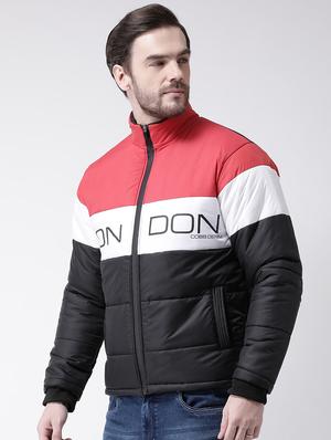 black color block quilted jacket - 16790063 - Standard Image - 2