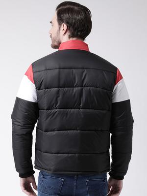 black color block quilted jacket - 16790063 - Standard Image - 3