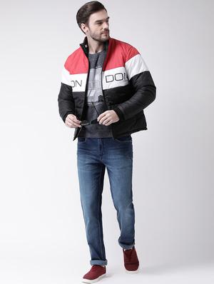 black color block quilted jacket - 16790063 - Standard Image - 4
