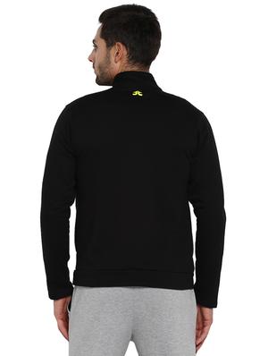 black color block casual jacket - 16790299 - Standard Image - 3