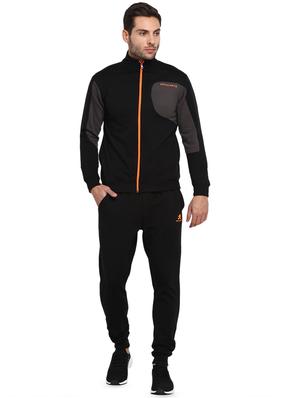 black color block casual jacket - 16790301 - Standard Image - 4