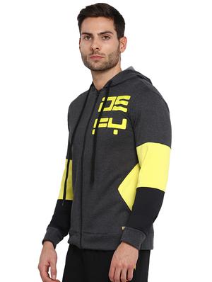 grey color block sweatshirt - 16790306 - Standard Image - 2
