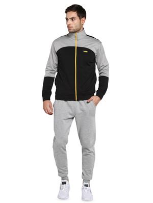 black color block casual jacket - 16790316 - Standard Image - 4
