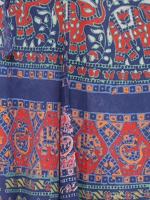 printed long skirt - 16791032 - Standard Image - 5