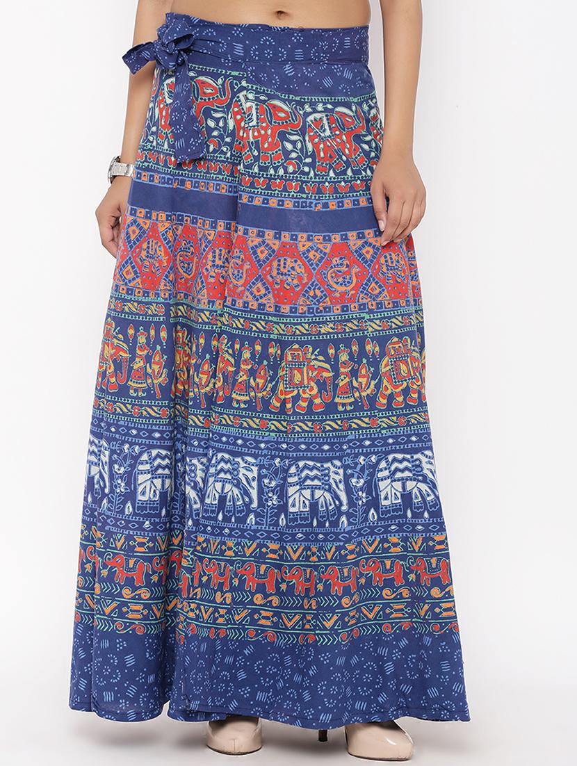 printed long skirt - 16791032 - Zoom Image - 1