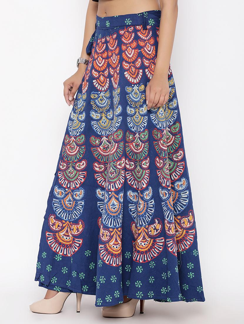 printed long skirt - 16791037 - Zoom Image - 2