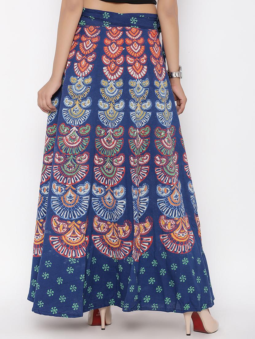 printed long skirt - 16791037 - Zoom Image - 3