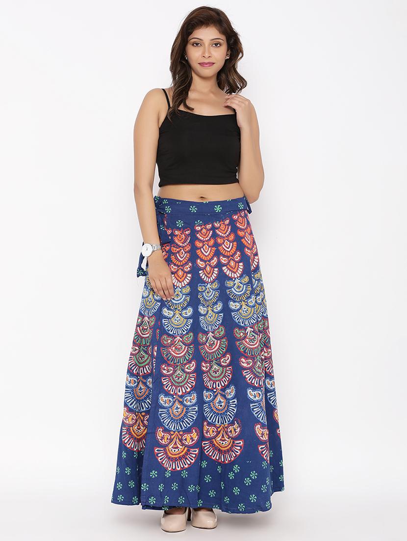 printed long skirt - 16791037 - Zoom Image - 4