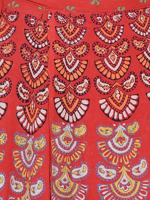 printed long skirt - 16791038 - Standard Image - 5