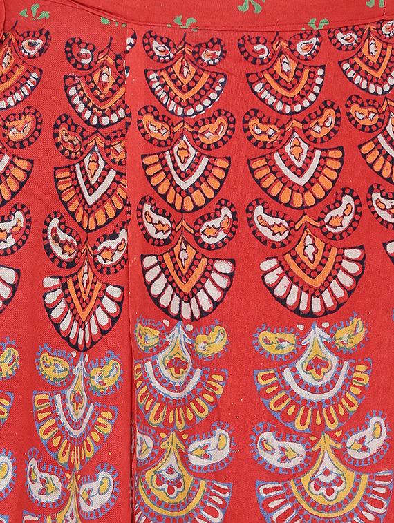 printed long skirt - 16791038 - Zoom Image - 5