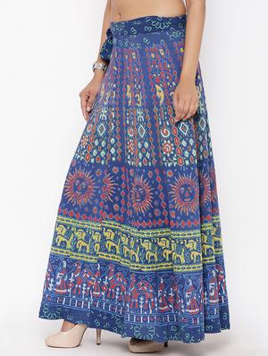 printed long skirt - 16791047 - Standard Image - 2