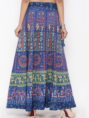 printed long skirt - 16791047 - Standard Image - 3