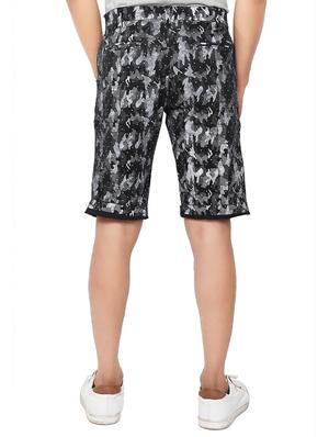 black printed bermuda shorts - 16791136 - Standard Image - 3