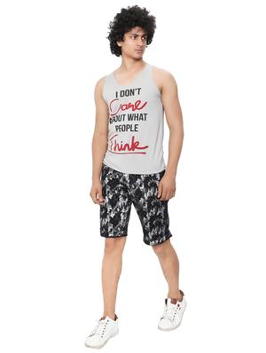 black printed bermuda shorts - 16791136 - Standard Image - 4