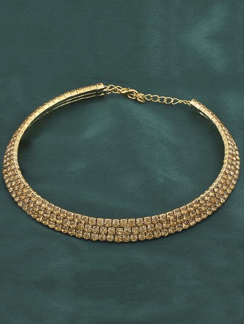  gold plated short necklace - 16791273 -  Standard Image - 0