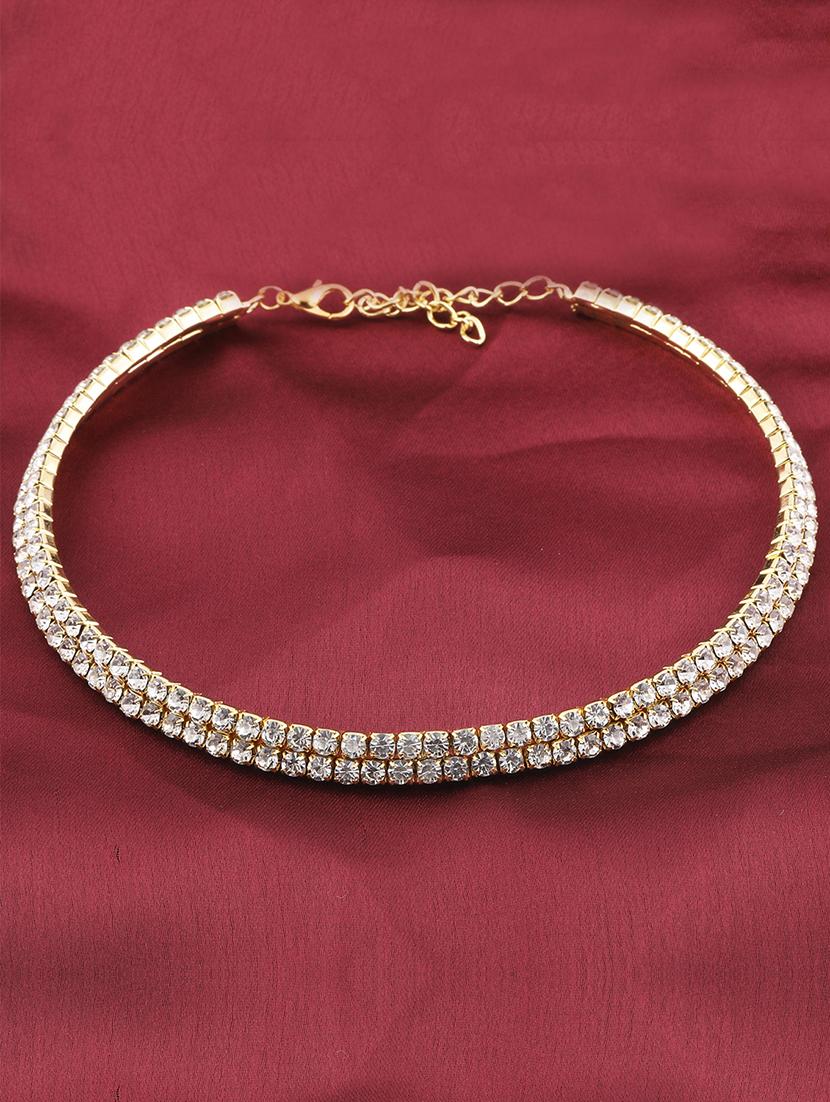gold plated short necklace - 16791278 - Zoom Image - 1