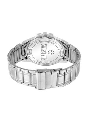 swisstyle analog white dial men watch-ss-gr818-wht-slv-ch - 16791339 - Standard Image - 3