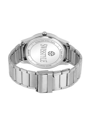 swisstyle day and date analog blue dial men watch-ss-gr812-bluwht-slv-ch - 16791359 - Standard Image - 3