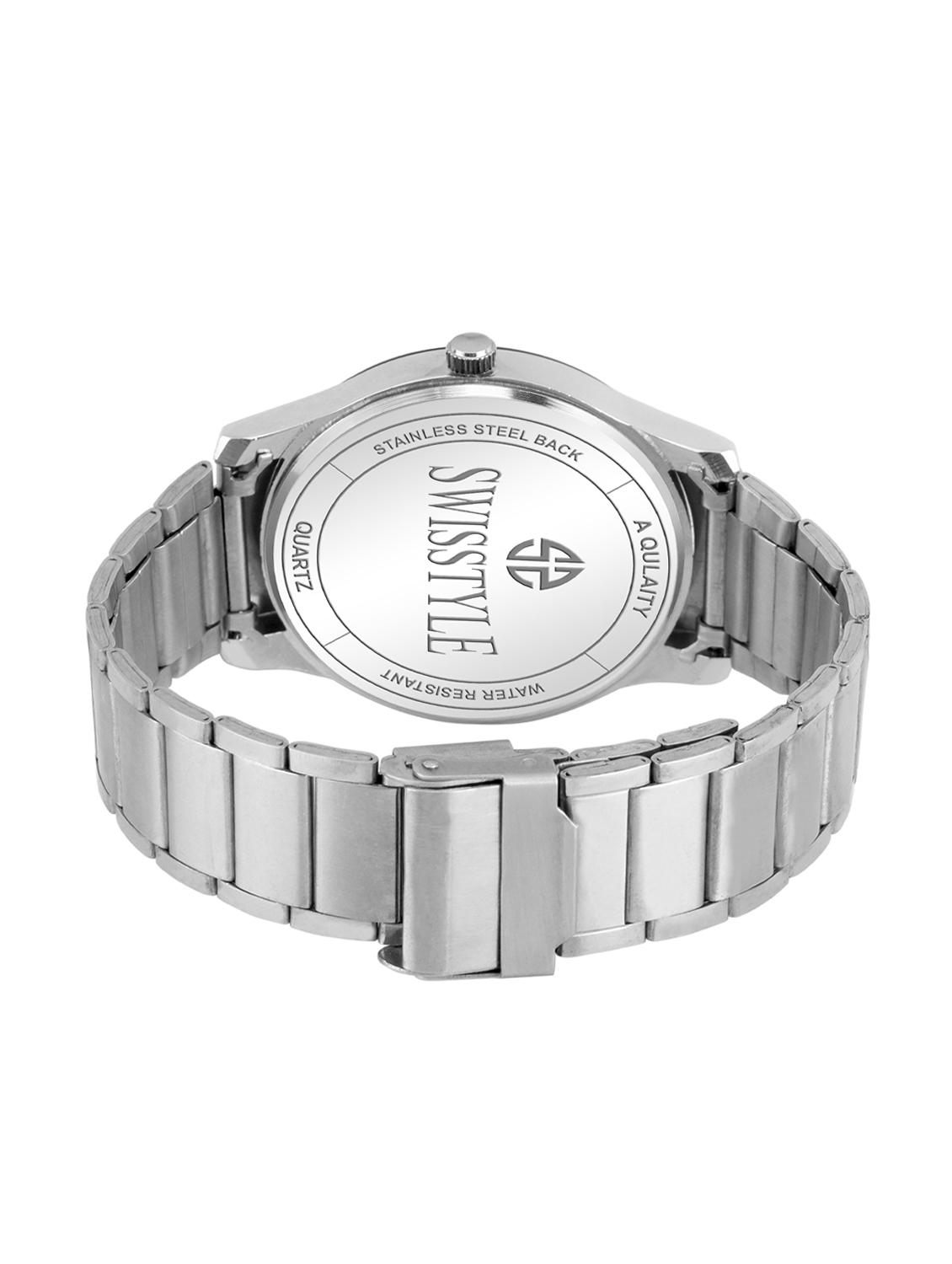 swisstyle day and date analog blue dial men watch-ss-gr812-bluwht-slv-ch - 16791359 - Zoom Image - 3