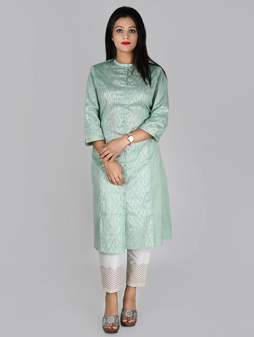 gota patti kurta pant set - 16791391 - Standard Image - 1