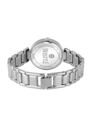 swisstyle white dial analog women's watch-ss-lr312-wht-slv-ch - 16791651 - Standard Image - 3