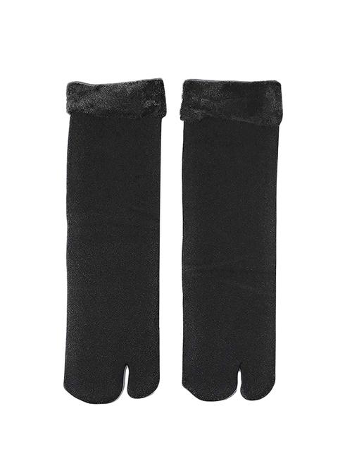 black nylon ankle length socks - 16791923 - Standard Image - 1
