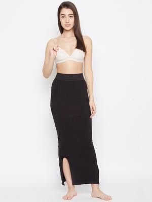 black cotton saree shaper shapewear petticoats - 16791987 - Standard Image - 4
