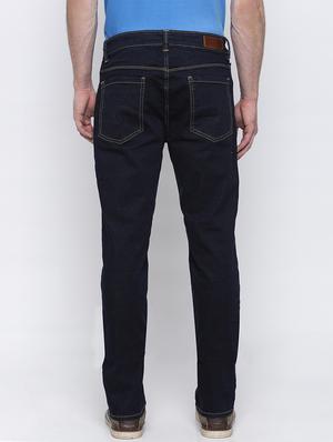 navy blue plain denim jeans - 16792184 - Standard Image - 3