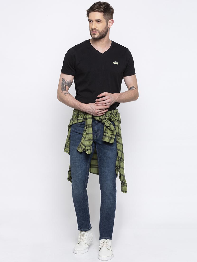 blue light washed denim jeans - 16792194 - Zoom Image - 4