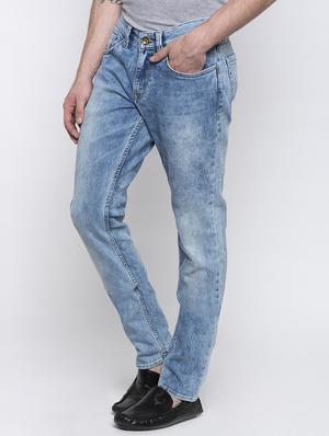 blue heavy washed denim jeans - 16792208 - Standard Image - 2