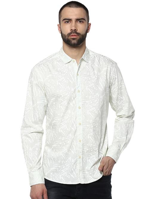yellow printed casual shirt - 16792246 - Standard Image - 1