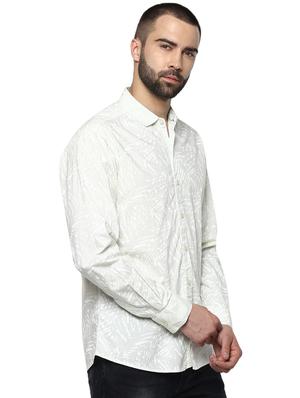 yellow printed casual shirt - 16792246 - Standard Image - 2