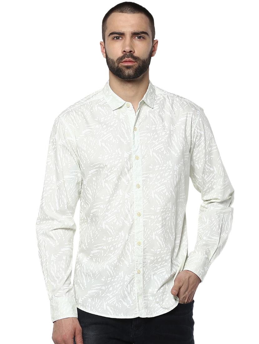 yellow printed casual shirt - 16792246 - Zoom Image - 1