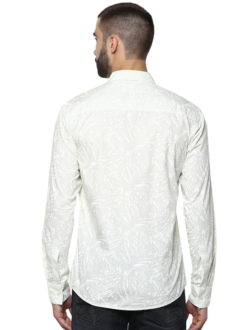 yellow printed casual shirt - 16792246 - Zoom Image - 3