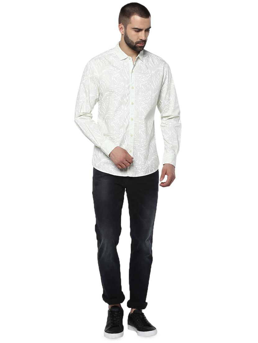 yellow printed casual shirt - 16792246 - Zoom Image - 4