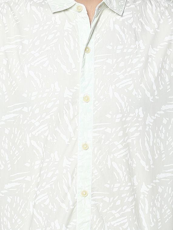 yellow printed casual shirt - 16792246 - Zoom Image - 5