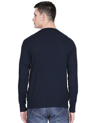 navy blue checkered pullover - 16792253 - Standard Image - 3