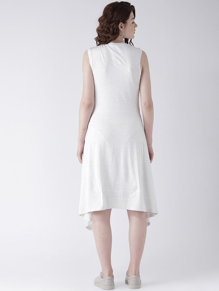 tassel detail asymmetric dress - 16792341 - Zoom Image - 3