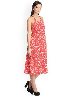 cami neck floral a-line dress - 16792348 - Standard Image - 2