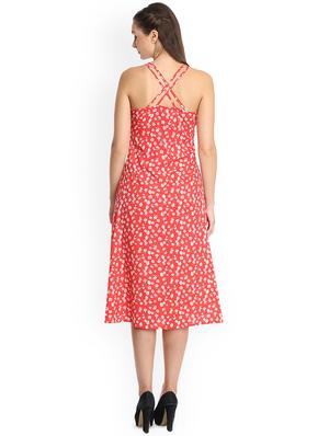 cami neck floral a-line dress - 16792348 - Standard Image - 3