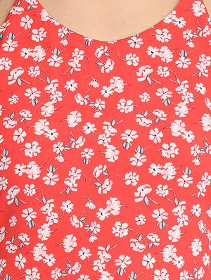 cami neck floral a-line dress - 16792348 - Standard Image - 5