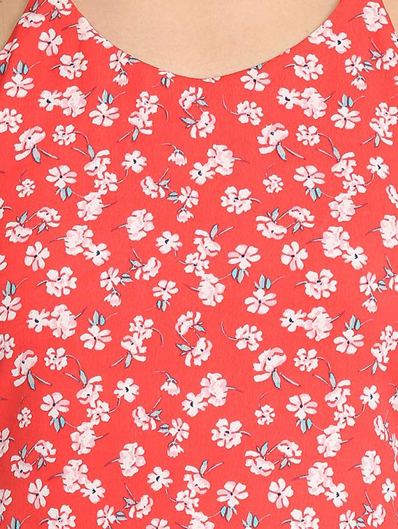 cami neck floral a-line dress - 16792348 - Zoom Image - 5