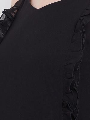 frill detail a-line dress - 16792351 - Standard Image - 5
