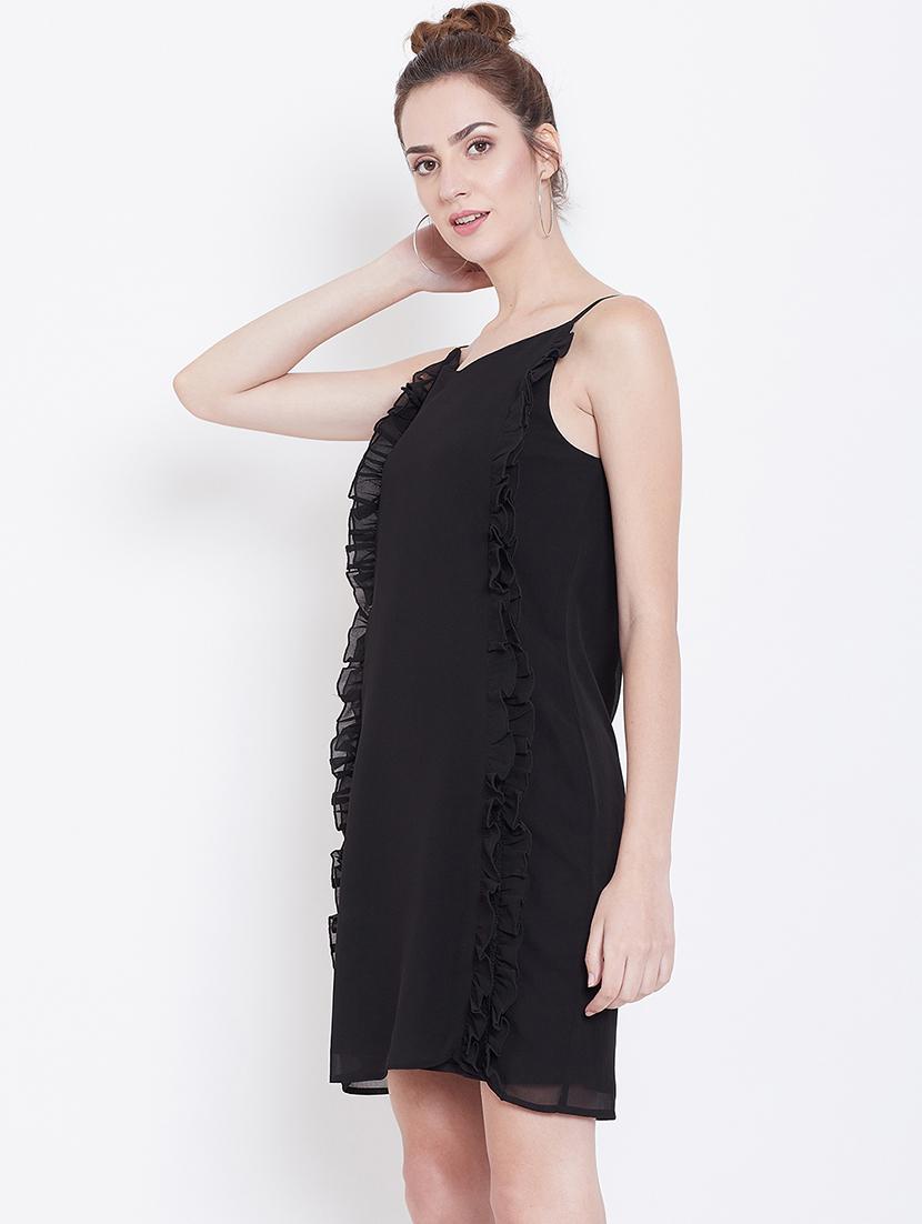 frill detail a-line dress - 16792351 - Zoom Image - 2