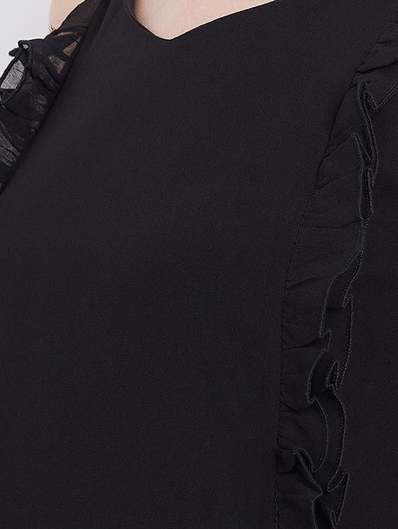 frill detail a-line dress - 16792351 - Zoom Image - 5