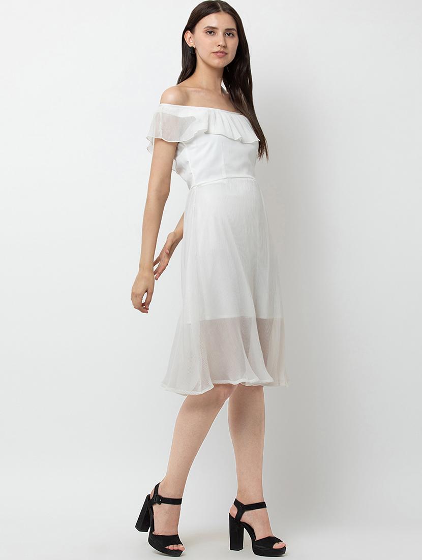off shoulder a-line dress - 16792367 - Zoom Image - 4