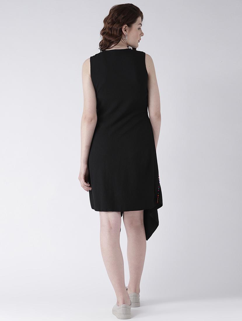 contrast detail asymmetric dress - 16792396 - Zoom Image - 2