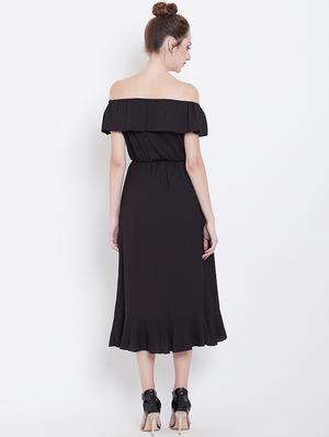 off shoulder a-line dress - 16792460 - Standard Image - 3