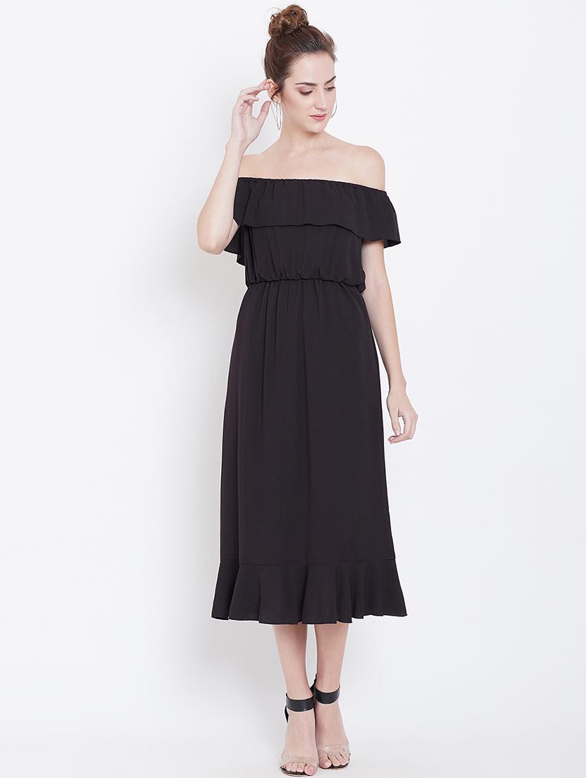 off shoulder a-line dress - 16792460 - Zoom Image - 4