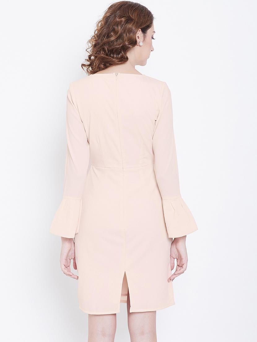 bell sleeved sheath dress - 16792464 - Zoom Image - 2
